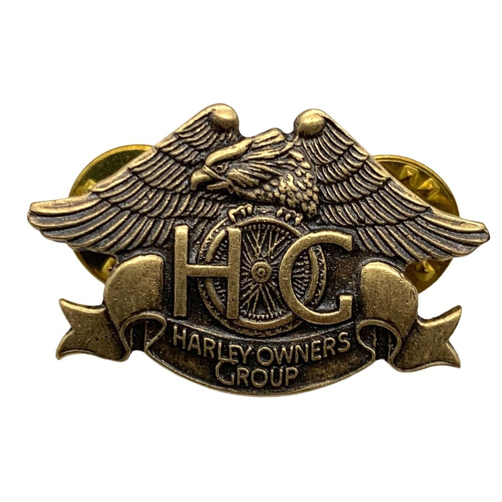 Harley Davidson Owners Group Heritage HOG Vest Pin Jacket Hat Pin